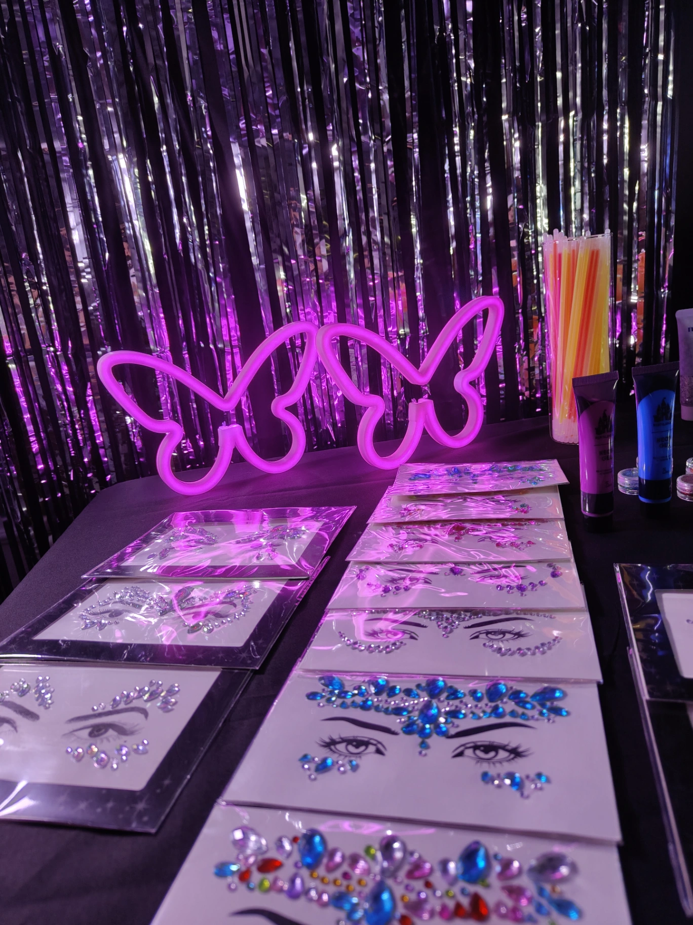 Glitter Bar en acción